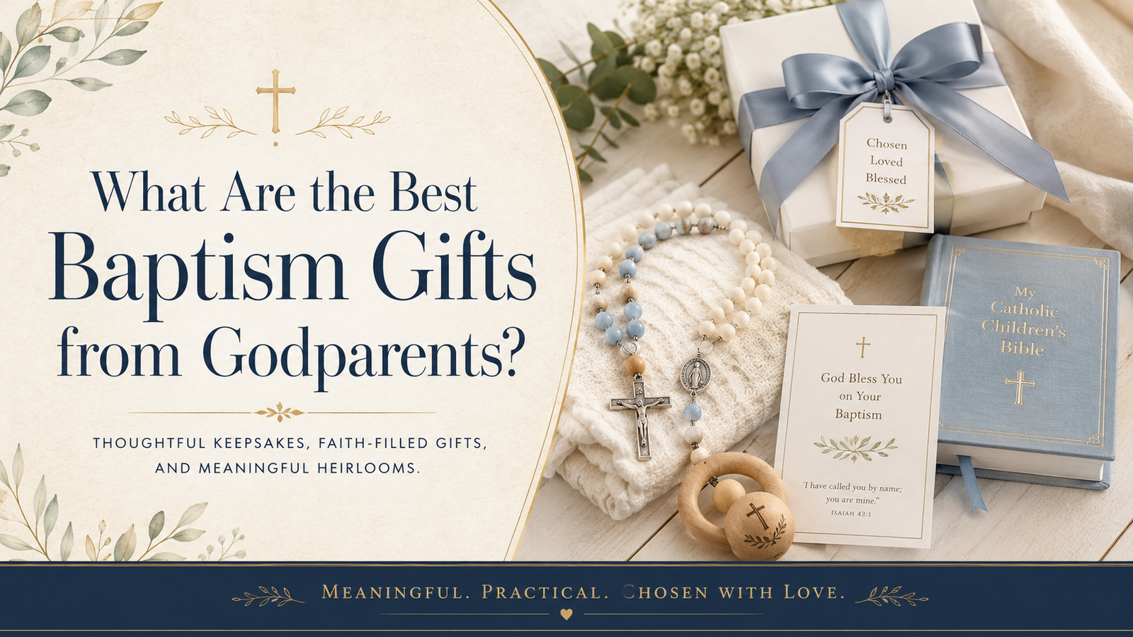 What Are the Best Baptism Gifts from Godparents? | Seven Daily Grace