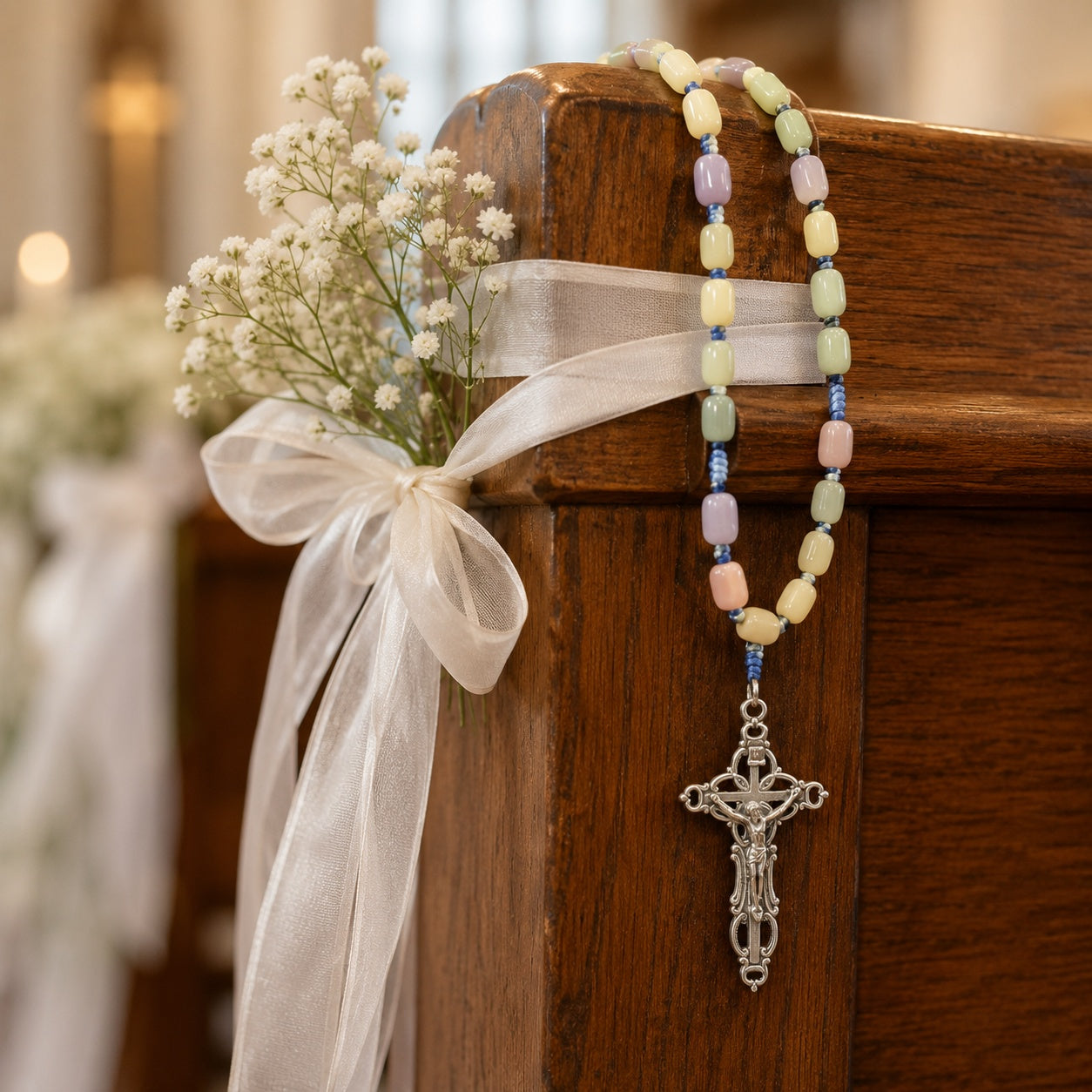 Catholic wedding rosaries for brides and grooms