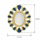 Virgin Mary Crystal Car Vent Clip