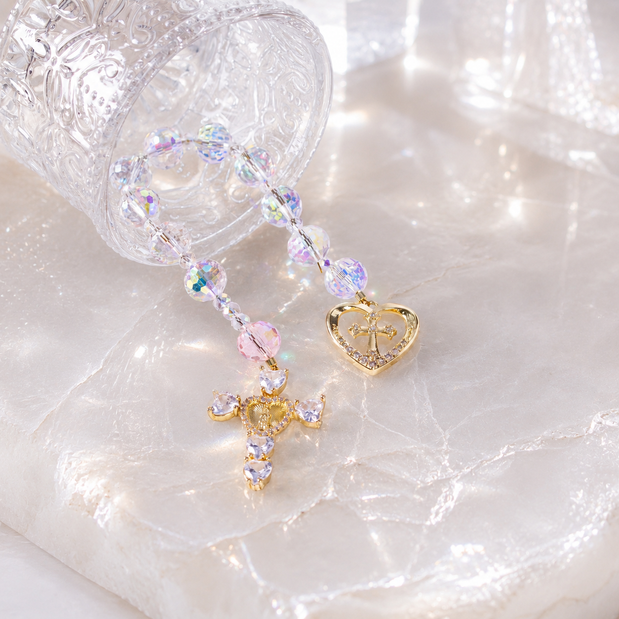 Catholic Charm Keychain