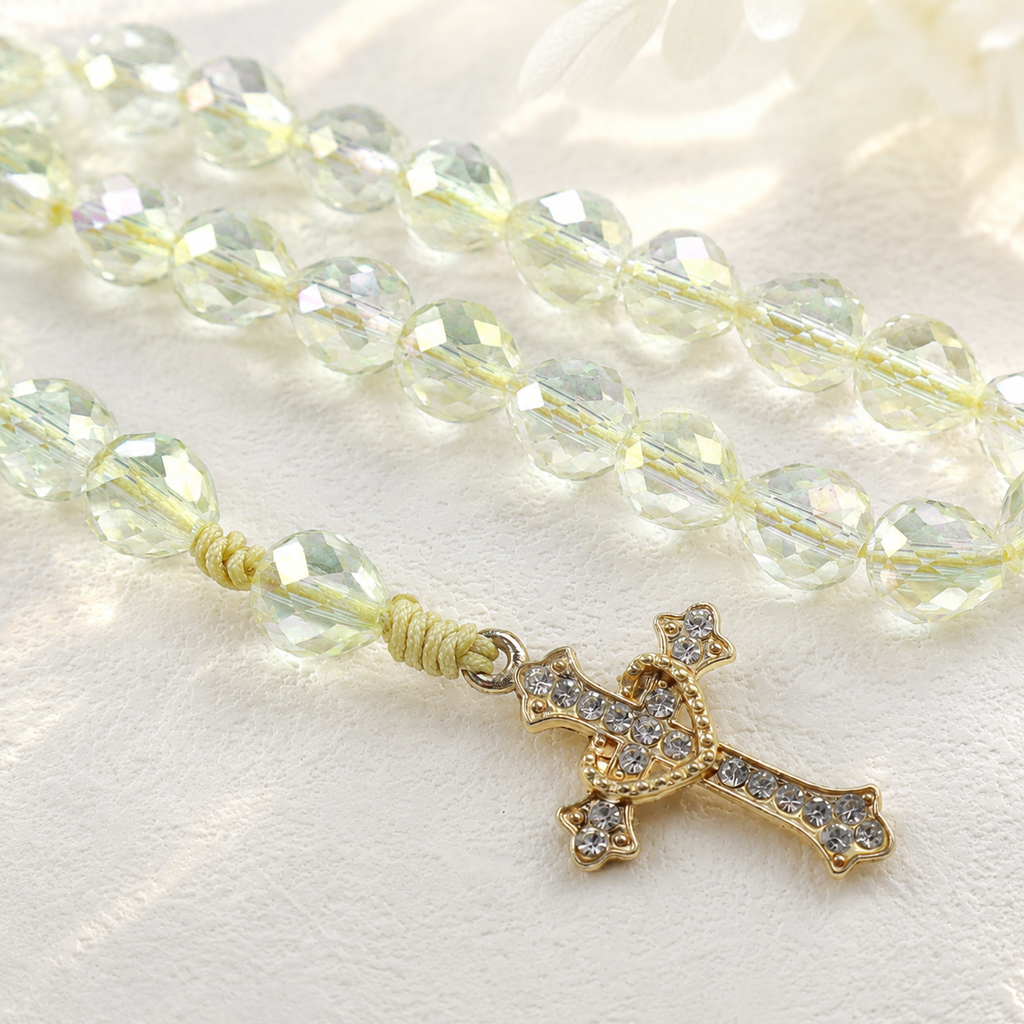 Crystal Rosary Bracelet