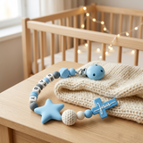 Personalized Silicone Baby Rosary Clip