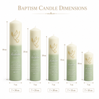 Personalized Baptism Candle
