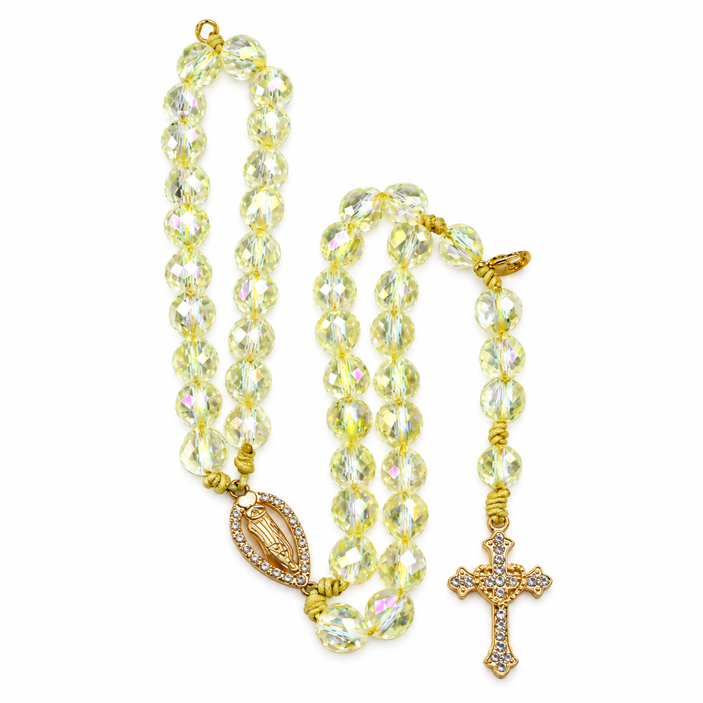 Crystal Rosary Bracelet