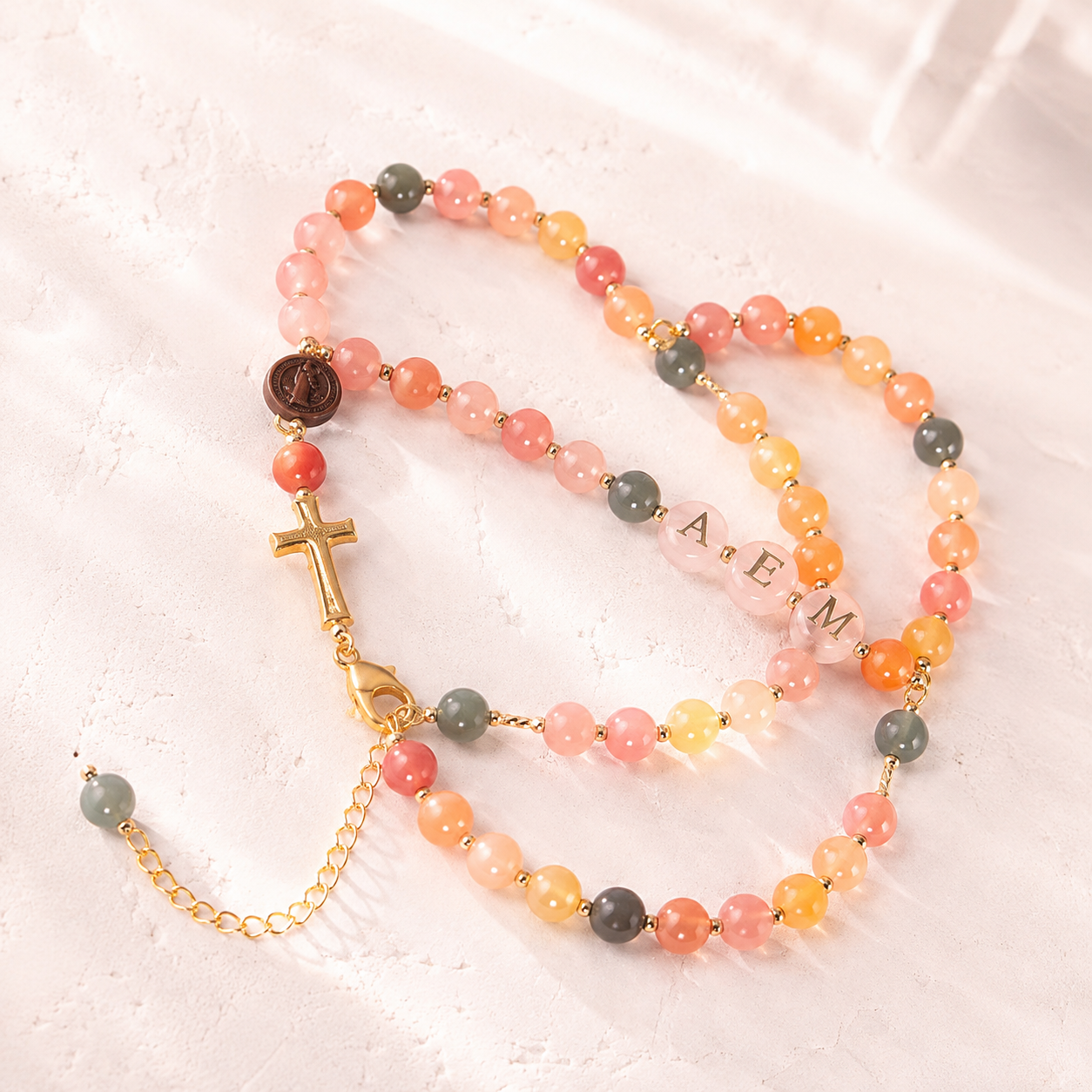 Personalized Rosary Bracelet