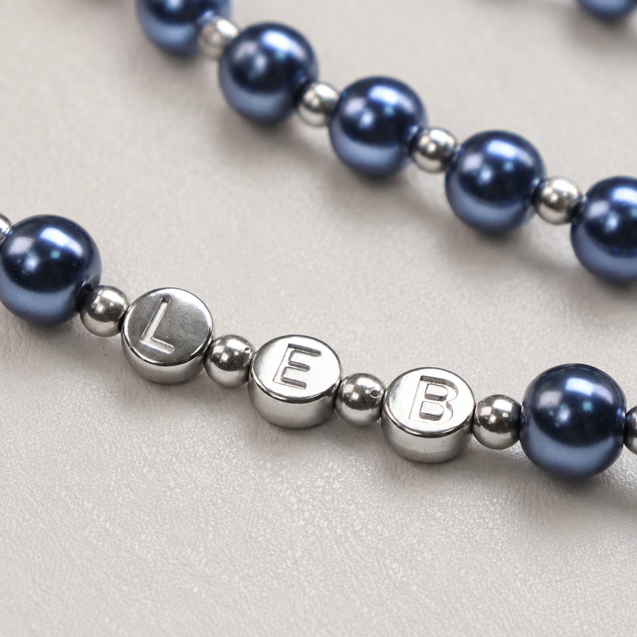 Blue Pearl Catholic Rosary