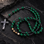 Green Stone Rosary