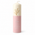 Olive Branch Personalized Baptism Candle