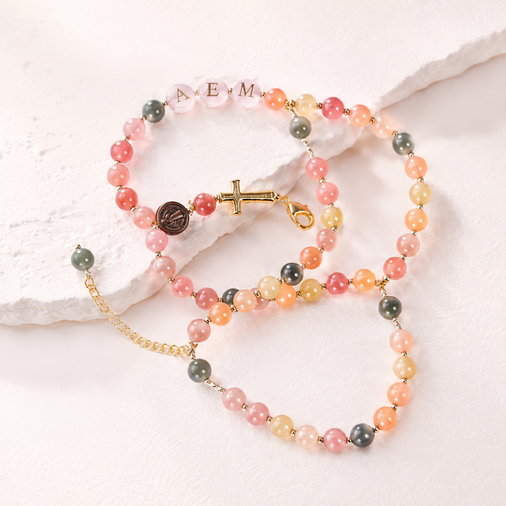 Personalized Rosary Bracelet