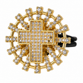 Catholic cross car air vent clip religious accessory