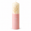 Blush & Ivory Olive Grace Taufkerze