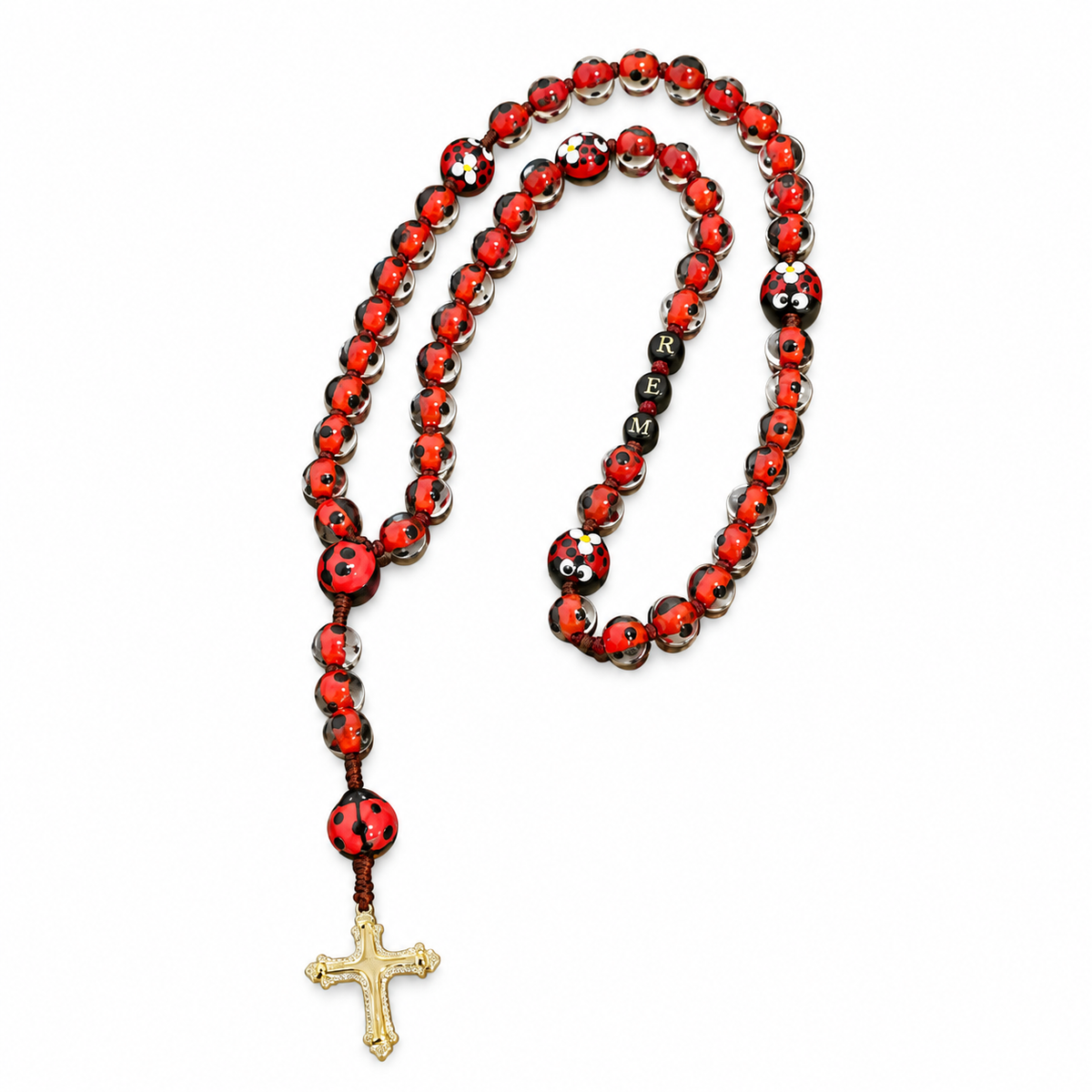 Ladybug Blessing Personalized Rosary