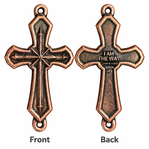 He Leads Me” Compass Connector ｜AC-CR-032