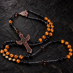 UV color-changing Catholic rosary designed as a meaningful faith gift for men, fathers, husbands, and Confirmation recipients.