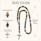 Men's Black Catholic Rosary