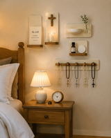 Prayer Corner | Multi-Functional Home Faith & Meditation Display
