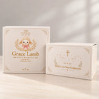 Premium Personalized Baptism Lamb Gift Set