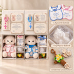 Premium Personalized Baptism Lamb Gift Set