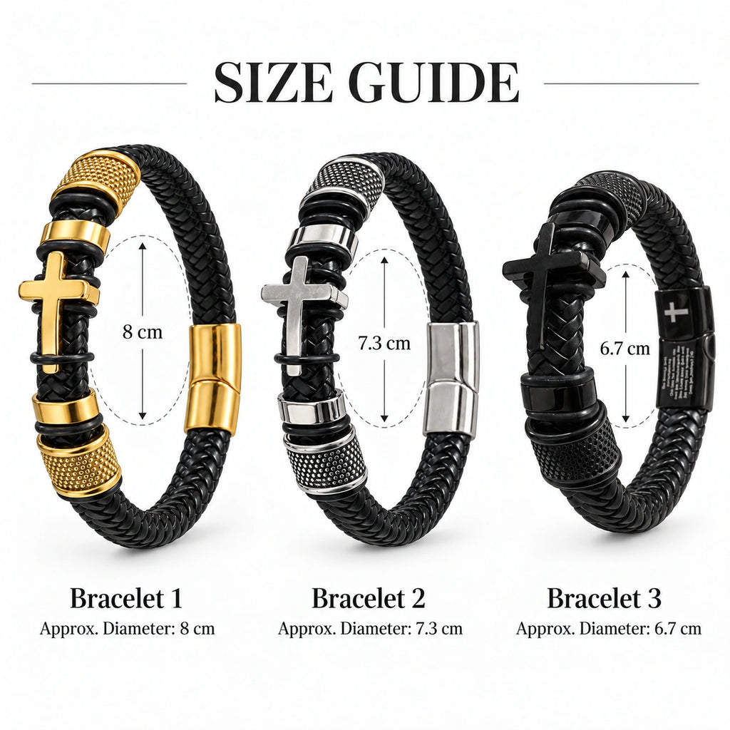 Men’s Cross Bracelet