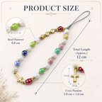 Crystal Catholic Phone Charm