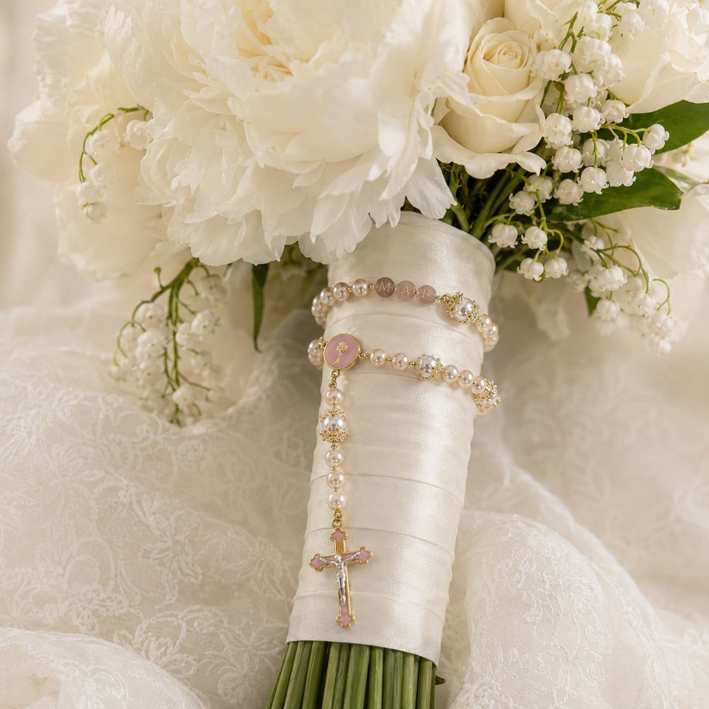 Personalized Wedding Rosary main view