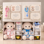 Premium Personalized Baptism Lamb Gift Set