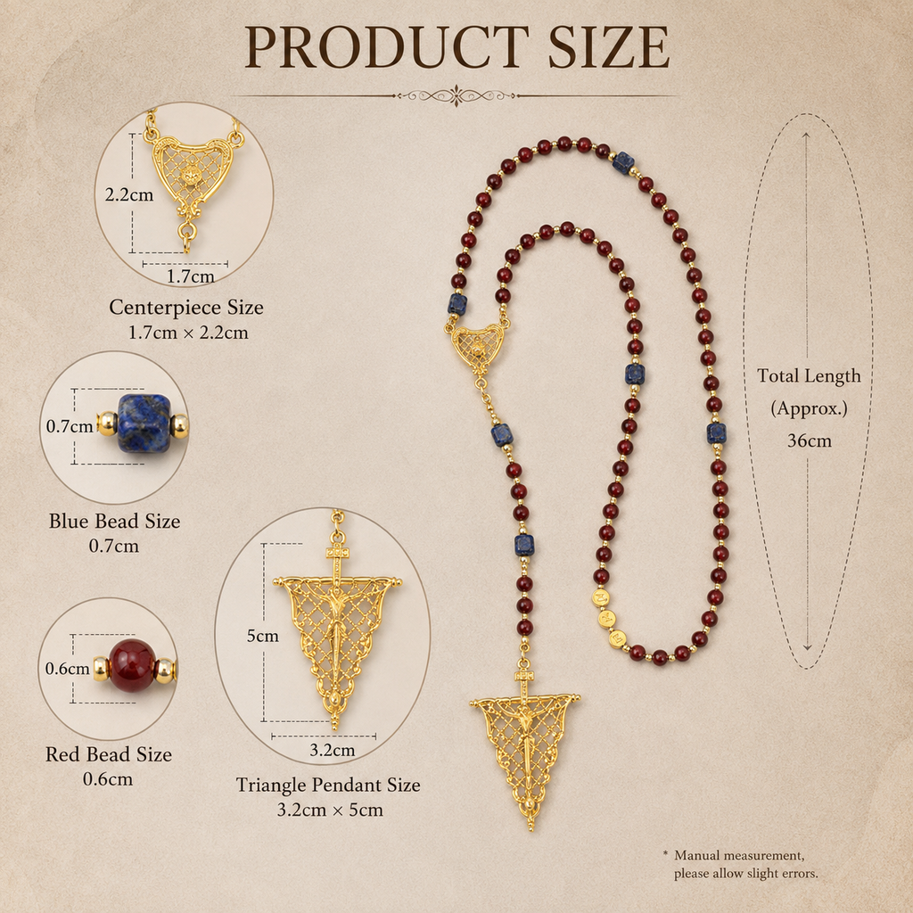 Red Catholic Rosary