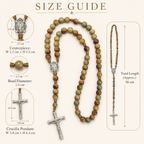 Men's Earth Tone Catholic Rosary