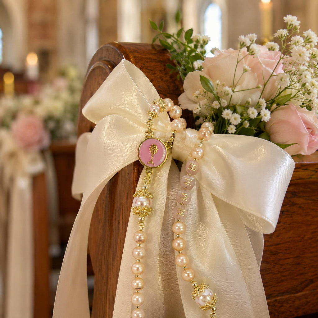 Rosary Wedding Aisle Decoration