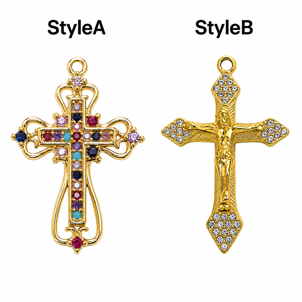 Crystal Catholic Prayer Beads