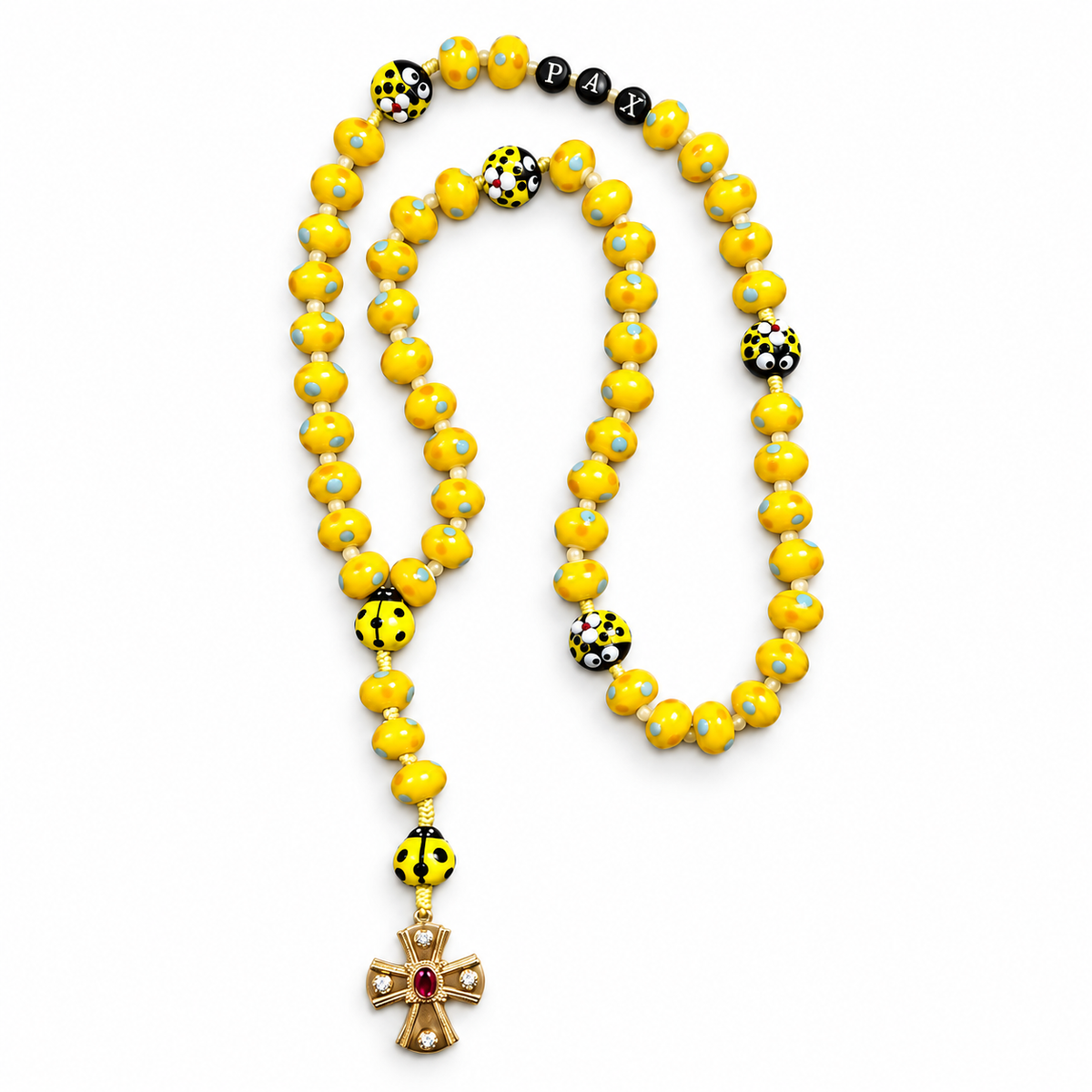 Ladybug Catholic Rosary