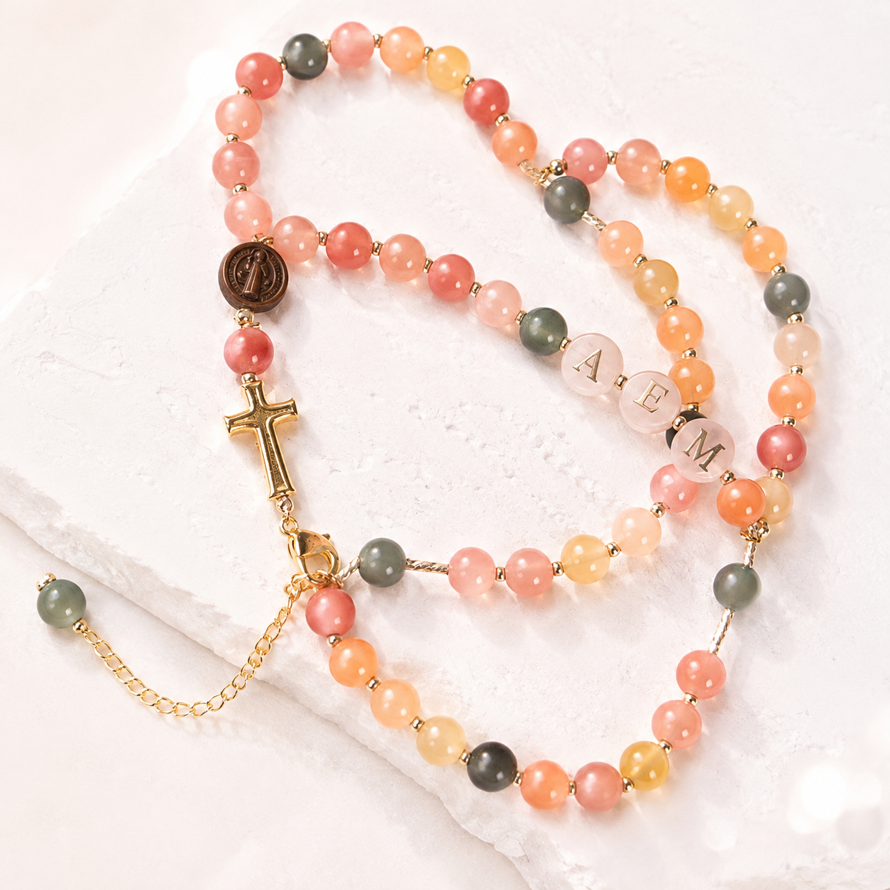 Personalized Rosary Bracelet