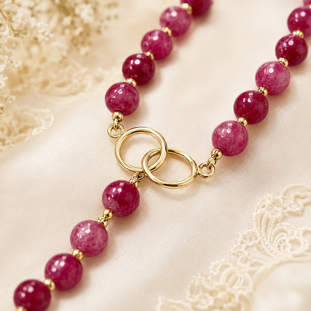 Natural Stone Catholic Wedding Rosary Set, Bride and Groom Matching Rosaries, Gemstone Prayer Beads, Christian Marriage Gift