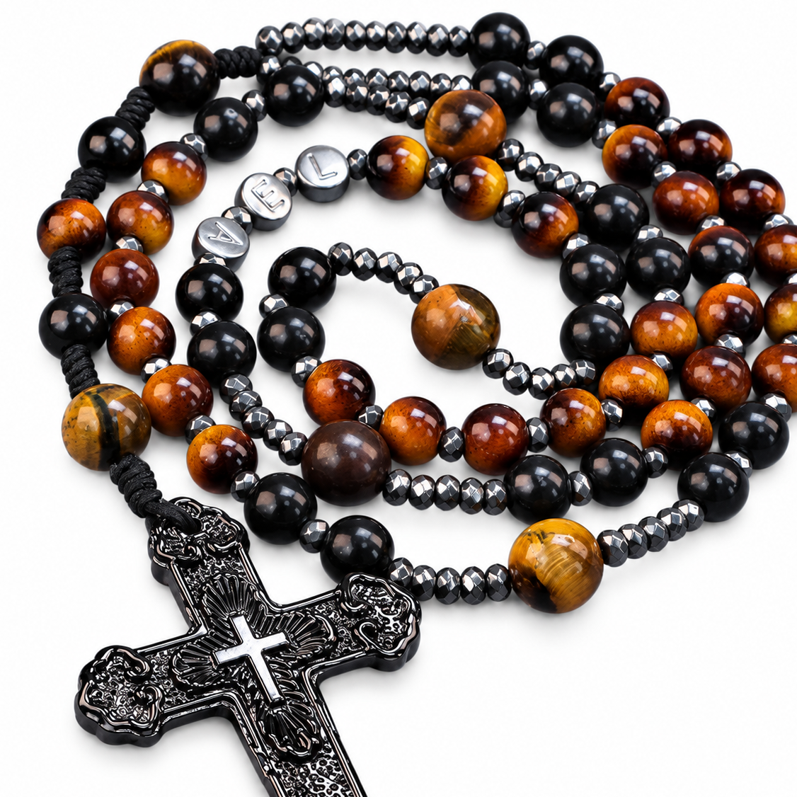 Dark Stone Catholic Rosary