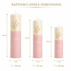 Personalized Baptism Candle