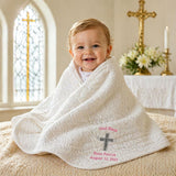 Custom Baby Christening Blanket