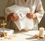 Custom Baby Christening Blanket
