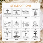 Personalized Embroidered Baby Blanket | Custom Baptism & Christening Keepsake Gift for Newborn Baby Boy & Girl