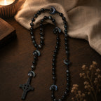 Men’s Black Catholic Wedding Rosary, Groom Rosary, Catholic Groom Gift, Black Prayer Beads, Wedding Keepsake