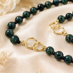 Natural Stone Catholic Wedding Rosary Set, Bride and Groom Matching Rosaries, Gemstone Prayer Beads, Christian Marriage Gift