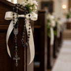 Men’s Catholic Wedding Rosary, Groom Rosary, Black Prayer Beads, Husband Gift, Religious Wedding Gift