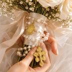 Catholic Wedding Rosary Pearl Bridal Bouquet Rosary for Bride Religious Wedding Gift Prayer Beads Keepsake