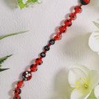 Natural Stone Ladybug Rosary, Catholic Prayer Beads, Handmade Rosary for Women Girls, Personalized First Communion Baptism Gift