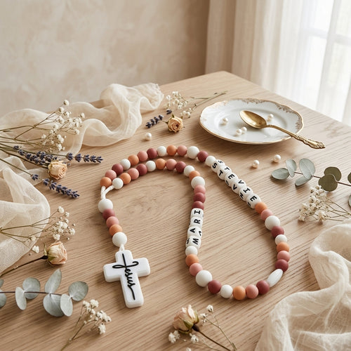 Personalized Baby Rosary | Custom Baptism Gift