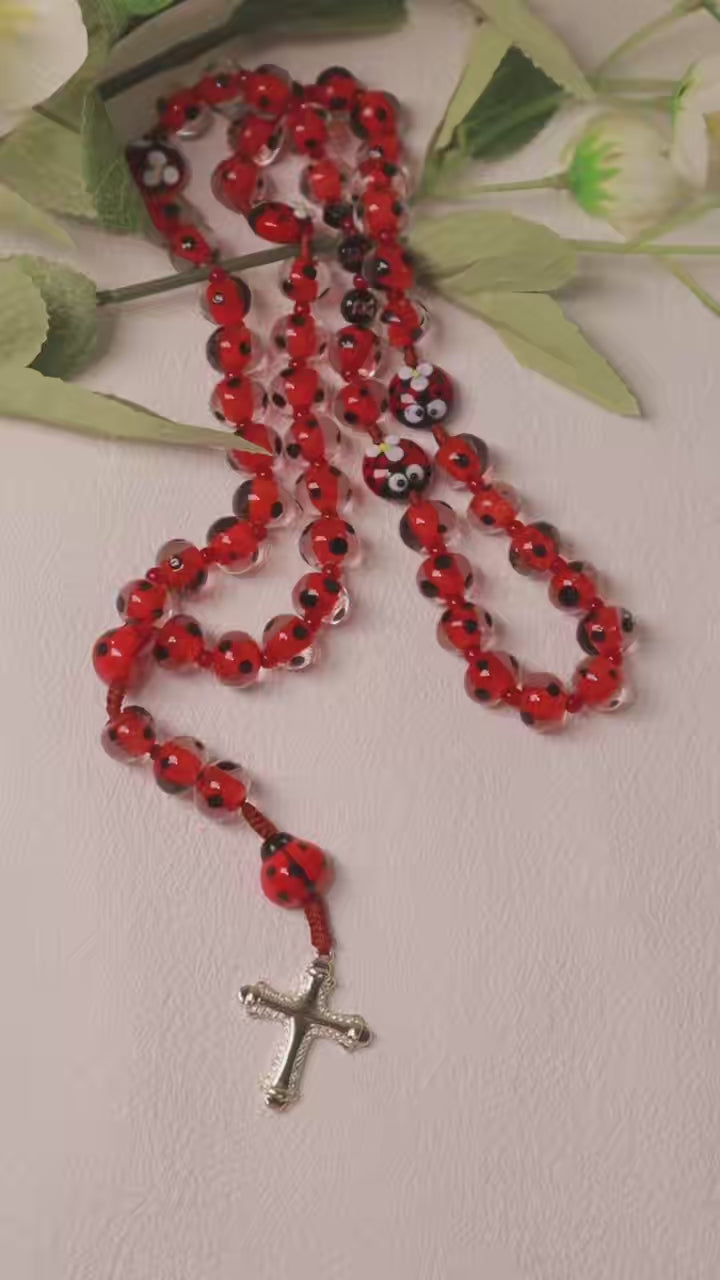 Colorful Catholic Rosary