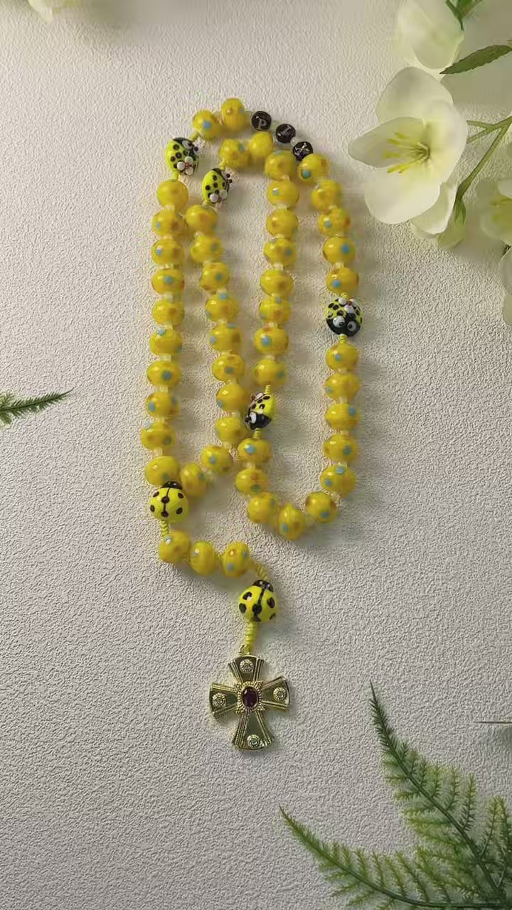 Colorful Catholic Rosary