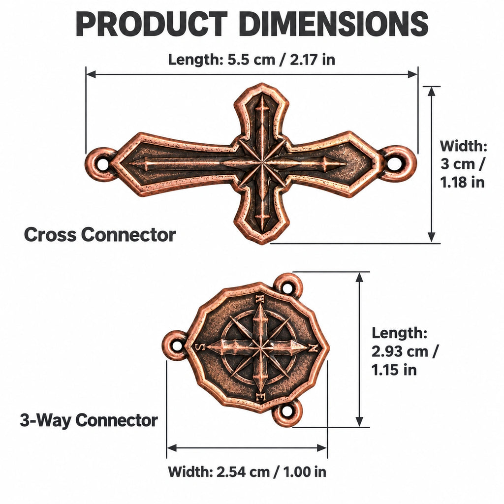 „Er leitet mich“ Compass Connector | AC-CR-032