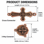 „Er leitet mich“ Compass Connector | AC-CR-032